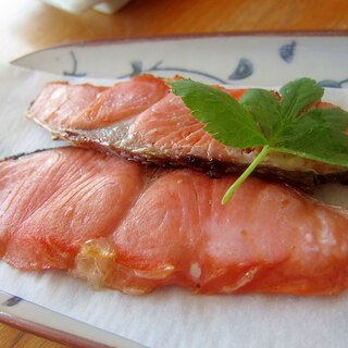 薄鮭の味醂醤油グリル